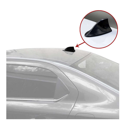 Car Shark Fin Antenna Roof Radio AM/FM Signal Aerial Accessories Black
